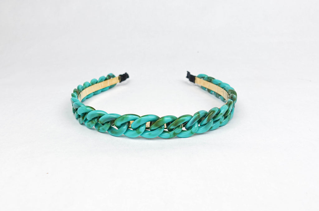 Turquoise Chain Headband