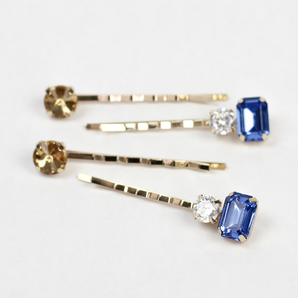 Royal Blue Gemstone Pins
